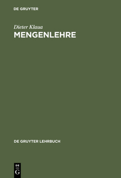 Hardcover Mengenlehre [German] Book