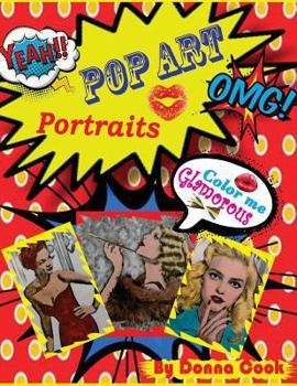 Paperback Pop Art Portraits: An Adult Coloring Book