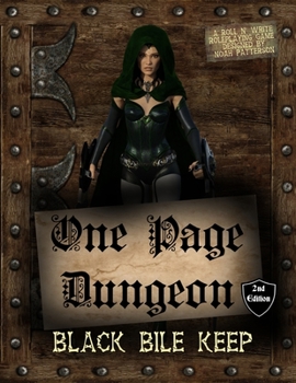 Paperback One Page Dungeon: Black Bile Keep Book