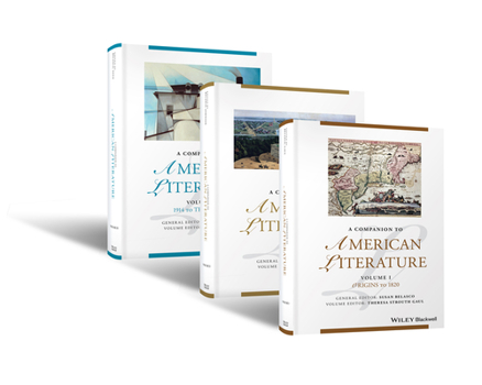 Hardcover A Companion to American Literature, 3 Volume Set Book