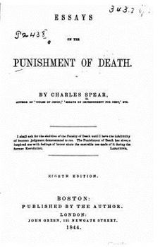 Paperback Essays on the punishment of death Book