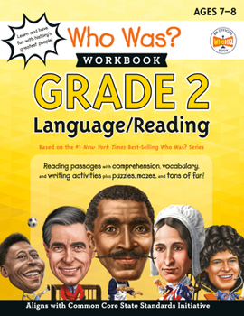 Paperback Who Was? Workbook: Grade 2 Language/Reading Book