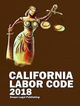 Paperback California Labor Code 2018 Book