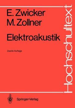 Paperback Elektroakustik (Hochschultext) (German Edition) [German] Book