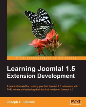 Paperback Learning Joomla! 1.5 Extension Development Book