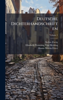 Hardcover Deutsche Dichterhandschriften [German] Book