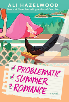 Hardcover Problematic Summer Romance [Large Print] Book