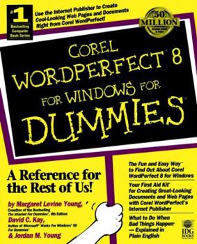 Paperback Corel WordPerfect 8 for Windows for Dummies Book