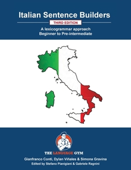 Paperback Italian Sentence Builders - A Lexicogrammar approach: Beginner to Pre-intermediate [Italian] Book