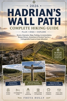 Paperback Hadrian's Wall Path Hiking Guide 2026 Book