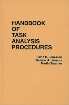 Hardcover Handbook of Task Analysis Procedures Book