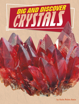 Hardcover Dig and Discover Crystals Book