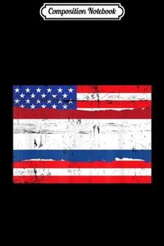 Composition Notebook: Dutch American Flag Distressed  Journal/Notebook Blank Lined Ruled 6x9 100 Pages