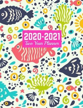 Paperback 2020-2021 Two Year Planner: Neat Calendar Year Vision Planner (January 2020 - December 2021) - Monthly and Weekly Schedule Organizer and Journal - Book