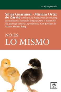 Paperback No es lo mismo [Spanish] Book