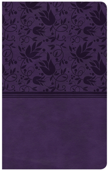 Imitation Leather CSB Ultrathin Reference Bible, Purple Leathertouch Book