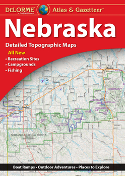Paperback Delorme Atlas & Gazetteer: Nebraska Book