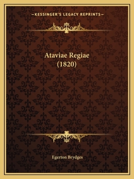 Paperback Ataviae Regiae (1820) Book