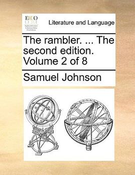 Paperback The Rambler. ... the Second Edition. Volume 2 of 8 Book