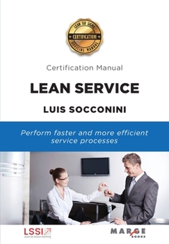 Paperback Lean Service: Certification Manual Book