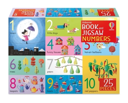 Book and Jigsaw Numbers (Usborne Book and Jigsaw) - Book  of the Usborne Book and Jigsaw