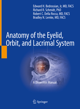 Hardcover Anatomy of the Eyelid, Orbit, and Lacrimal System: A Dissection Manual Book