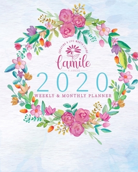 2020 Weekly and Monthly Planner : Floral Watercolor Jan 1, 2020 - Dec 31, 2020 Large Writing Calendar a Year at a Glance Inspirational Quotes Daily to Do's Weekly View Creating a Life Worth Living Cam