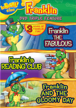DVD Franklin Triple Feature: Franklin Fabulous / Franklin's Reading Club / Gloomy Book