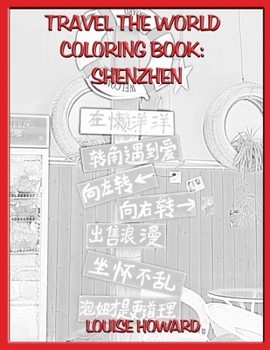 Paperback Travel the World Coloring Book: Shenzhen Book