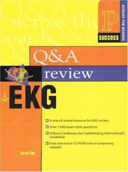 Paperback Prentice Hall Health's Question and Answer Review of EKG [With CDROM] Book