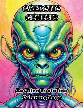 Paperback Galactic Genesis: An Alien Evolution Coloring Saga Book