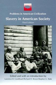 Paperback Slavery in American Society Book
