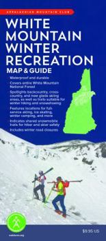 Map White Mountain Winter Recreation Map & Guide Book