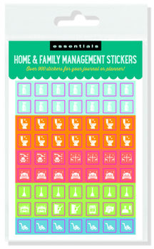 Misc. Home & Family Management Planner Stickers (Over 900 Stickers to Keep Track of Your Household) Book