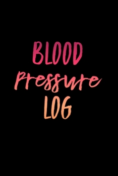 Paperback Blood Pressure Log: Tracker Book