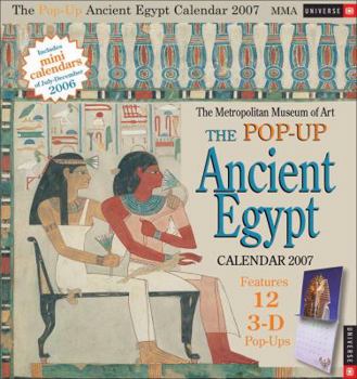 Calendar The Pop-Up Ancient Egypt 2007 Wall Calendar Book