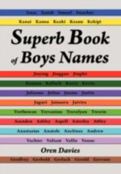 Hardcover Superb Book of Boys Names Book
