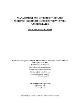 Paperback Management and Effects of Coalbed Methane Produced Water in the Western United States Book