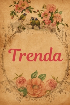 Trenda: Personalized Journal to write in Positive Thoughts for Women Teens Girls gifts holidays