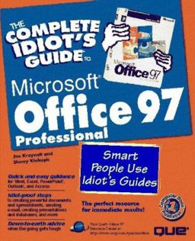 Paperback The Complete Idiot's Guide to Microsoft Office 97: Professional Book