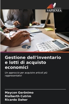 Paperback Gestione dell'inventario e lotti di acquisto economici [Italian] Book