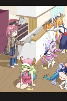 Journal: Dragon Maid Soft Glossy Cover Journal Lined Pages Book 6 x 9 Inches 110 Pages
