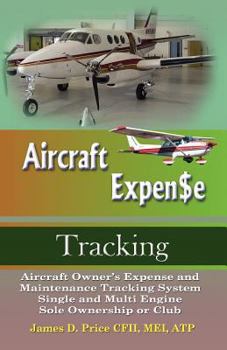 Paperback Aircraft Expense Tracking Book