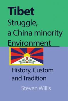 Paperback Tibet struggle, a China minority Environment: History, Custom and Tradition Book