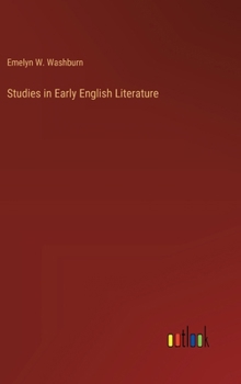 Hardcover Studies in Early English Literature Book