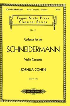 Paperback Cadenza for the Schneidermann Violin Concerto Book