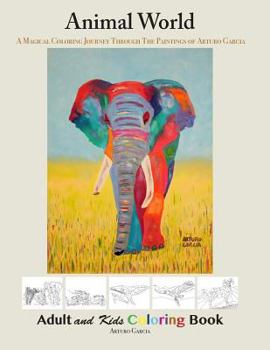 Paperback Animal World: Coloring Book
