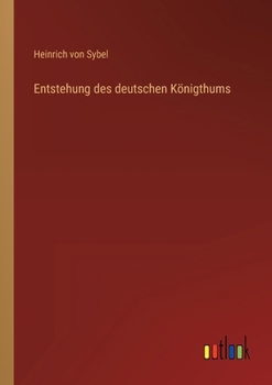 Paperback Entstehung des deutschen Königthums [German] Book