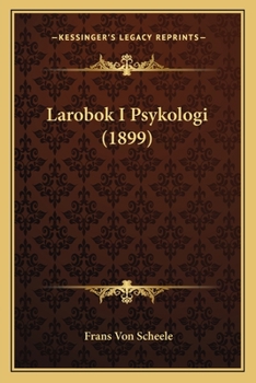 Paperback Larobok I Psykologi (1899) [Swedish] Book