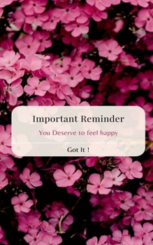 Paperback Important Reminder Book